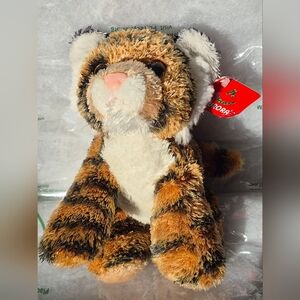 Aurora Tiger Tanya Brown Mini Flopsie Adorable Stuffed Animal With The Tag 8"